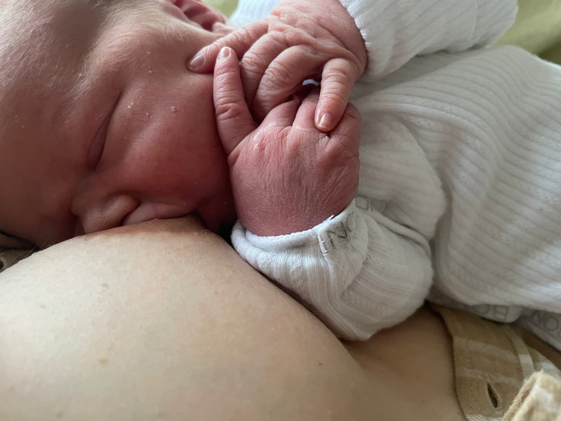 Breast milk production with a newborn