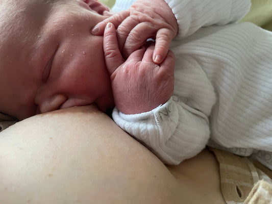 Breast milk production with a newborn